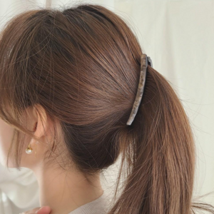 [초콜리트쥬얼리] 보니스 프랑스핀 셀룰로오스 얇은 바나나 집게핀 헤어핀 7colo