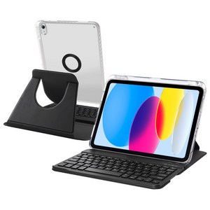 DUNNO 360도 회전 자기 흡착 탈착식 블루투스 아이패드 키보드 케이스