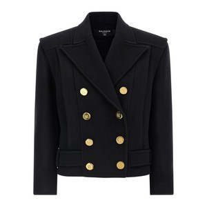 발망 피크드 라펠 벨트 코트, 블랙계열, France 36(KR 55)