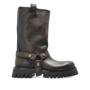 골든 구스 커트 청키 버클 스트랩 레더 부츠, Italy 36(KR 235), 브라운계열