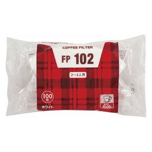 칼리타 커피 필터 2-4인용 FP102 화이트