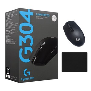 로지텍 G304 LIGHTSPEED 게이밍 무선 마우스 병행 정품박스 + 스토리링크 마우스패드