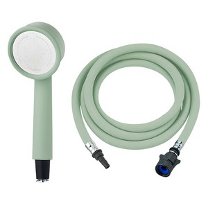닥터워터 국내 제조 원터치 디자인 샤워헤드 + 샤워호스 세트 2M, MINT, 1개