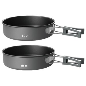 알록스 프라이팬 8인치 CW-C74, 그레이, 2개