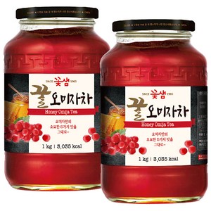 꽃샘 꿀 오미자차, 1kg, 1개입, 2개, 1kg
