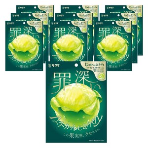 사쿠마 죄 많은 머스캣 캔디, 54g, 10개
