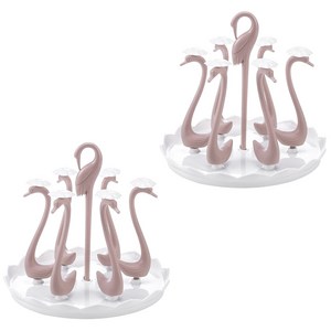 Kailiwen 다기능 회전 물빠짐 6구 컵걸이