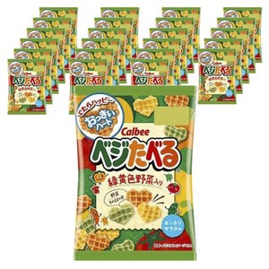 가루비 베지타베루 깔끔 샐러드 맛 과자, 18g, 24개