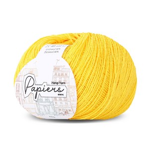 니뜨 빠삐에 뜨개실(60g), 10_옐로우, 1개