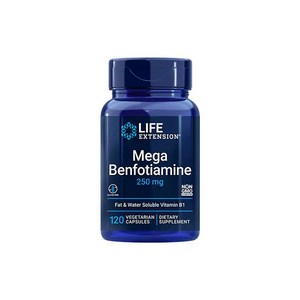 라이프익스텐션 메가 벤포티아민 250mg 베지테리안 캡슐, 120정, 1개