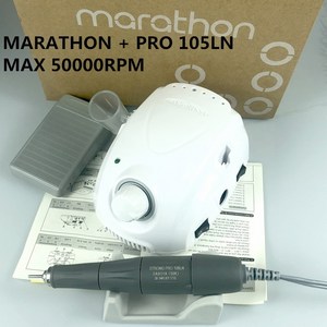 [해외] marathon-champion 3 pro 105ln 핸들 35k45k50k 전기 네일 드릴 네일 아트 도구용 강력한 210 마이크로 모터 연삭기, 7-사진과 동일, 08 SAME AS PICTURE