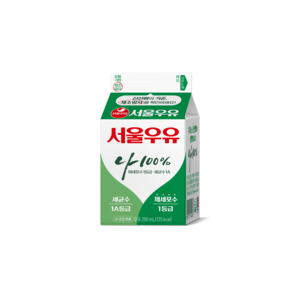 서울우유 나100% 체세포수 1등급 세균수 1A등급, 200ml, 15개