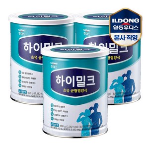 후디스 하이밀크 초유 균형영양식, 3개, 600g