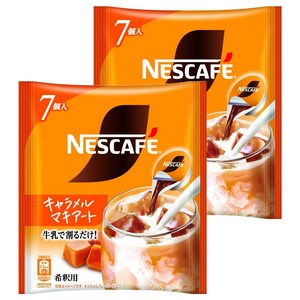 네스카페 캐러멜 마키아토 포션, 11g, 7개입, 2개