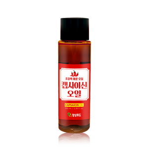 [항상푸드 캡사이신오일] 캡사이신 오일(100ml) 캡사이신 매운 소스, 1개, 100ml