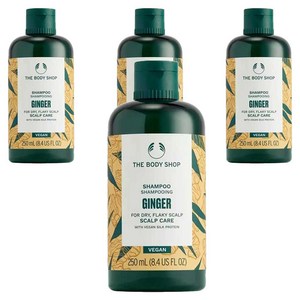 더바디샵 진저 스캘프 케어 샴푸, 250ml, 4개