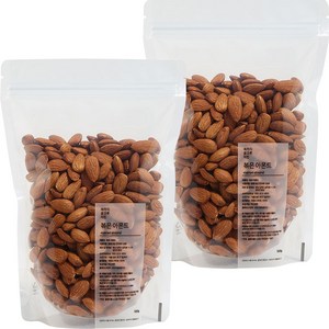 방앗간청년 볶은 아몬드, 500g, 2개