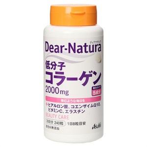 일본 직구 DEAR NATURA 저분자 콜라겐 뷰티 케어 2000mg 240정 1달 1개, 240정, 1개