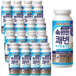 파스퇴르 쾌변요구르트 저지방 플레인 (식이섬유 7500mg+유산균1000억), 150ml, 32개