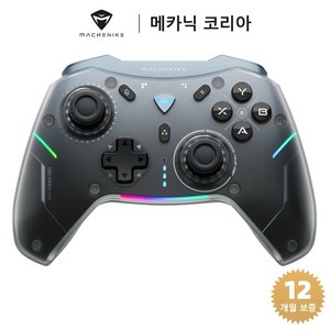 Machenike 메카닉 G5 Pro V2 무선 광학 컨트롤러 4K 해상도 핫 스왑 조이스틱 PC 안드로이드 iOS 닌텐도 스위치 호환 게임패드, 1개, 블랙