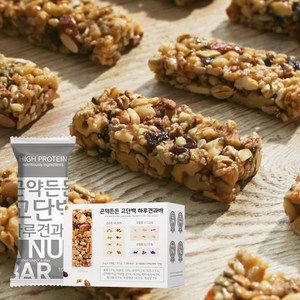 곤약든든 고단백 하루견과바 에너지바 단백질바 간식, 25g, 60개
