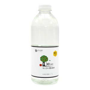 에스엔비 30s 항균 핸드워시 500ml/1000ml 본품/리필, 사과향 리필 1000ml, 1개, 1L