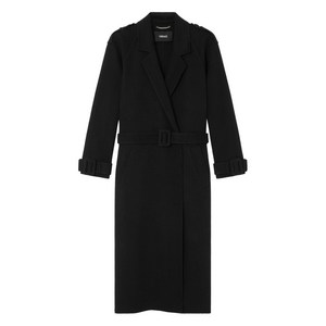베르사체 벨트 버튼 코트, 블랙계열, Italy 44(KR 77)