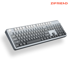 ZIFRIEND ZT104 LED 유선 게이밍 기계식 커스텀 키보드 리니어 저소음 은축 롤 게임키보드 무한입력 핫스왑 PBT키캡 무음축 일반형