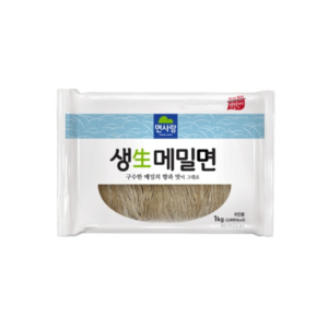 면사랑 생메밀면 어두운 1kg 실온, 10개