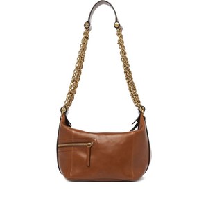 끌로에 체인 트리밍 레더 백