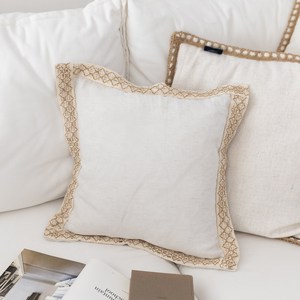 쿠션이야기 세레 린넨 핸드메이드 쿠션 커버