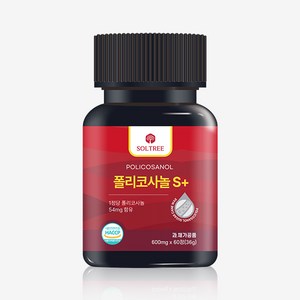 쿠바산 폴리코사놀 S플러스 54mg 정품 Soltree, 1개, 60정