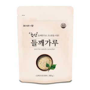 리잇 국산 들깨가루 (국산들깨 100%), 400g, 1개