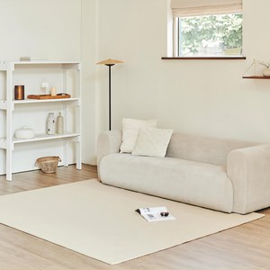 데오르카 먼지없는 워셔블 사계절 대형 스트라이프 거실 카페트