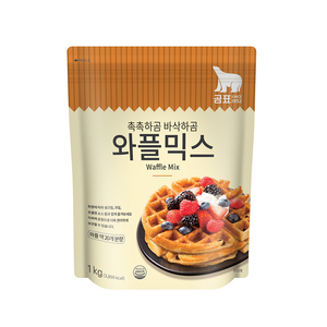 곰표 와플 믹스, 1kg, 3개