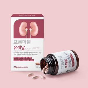 프롬더셀 유레날 강아지 고양이 요로 결석 방광염 혈뇨 신장영양제 90캡슐, 90정, 유리너리+결석, 1개