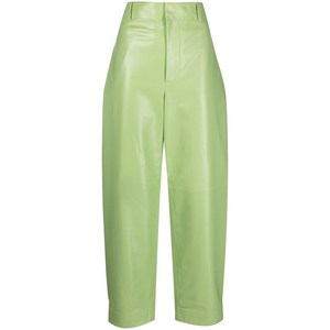 보테가 베네타 폴리시드 와이드 팬츠