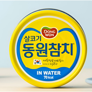 동원참치 살코기 인 워터, 100g, 5개