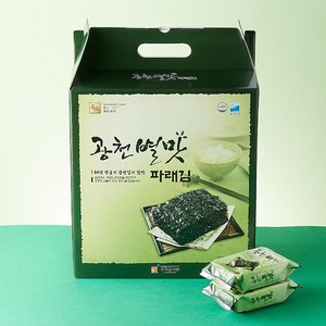 [작심밀도]산지직송 별맛 광천파래김(식탁용김 15봉), 15개, 15g