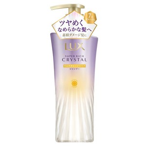 Amazon 한정 선행 발매 LUX (럭스) 슈퍼 리치 크리스탈 멀티 데미지 리페어 샴푸 펌프 450g, 450g, 1개