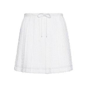 톰 브라운 아이래쉬 트위드 플리츠 스커트, 화이트계열, Italy 44(KR 77)