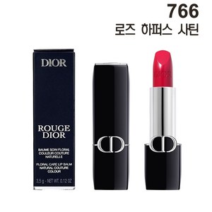(백화점제품)디올 루즈 디올 립스틱 선물포장, (사틴)766로즈 하퍼스, 1개, 3.5g