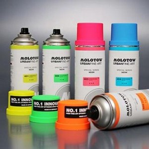 [형광락카] 네온스프레이 스프레이페인트 8색 (범민스토어) ﻿MOLOTOW belton, 네온 옐로우[belton], 400ml, 1개