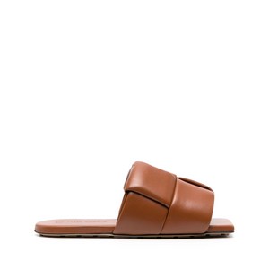 보테가 베네타 Patch flat sandals, Europe 38.5(KR 255), 브라운계열