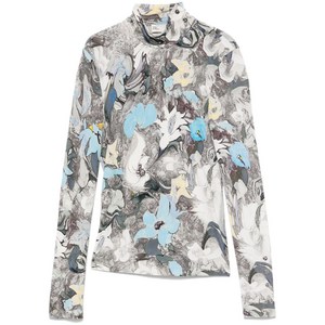 토리 버치 프린트 저지 티셔츠