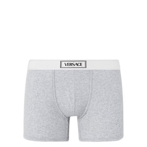 베르사체 90's 로고 골지 복서 브리프, 그레이계열, Numeric 5