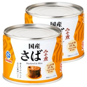 마루하니치로 미소된장 고등어 통조림, 190g, 2개