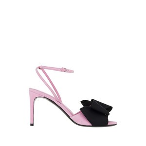 페라가모 보우 디테일 샌들, US width 6C, 핑크계열