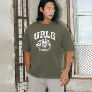 유피라운지 UPLG 짐웨어로고 오버핏 티셔츠