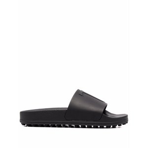 토즈 토즈 엠보스드 로고 슬라이더 샌들, Europe 35(KR 220), 블랙계열